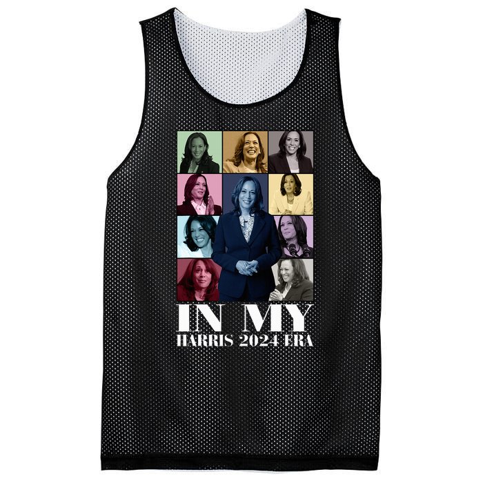 In My Harris 2024 Era Kamala Harris Mesh Reversible Basketball Jersey Tank