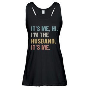 Its Me Hi Im The Husband Its Me For Dad Husband Ladies Essential Flowy Tank