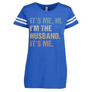 Its Me Hi Im The Husband Its Me For Dad Husband Enza Ladies Jersey Football T-Shirt