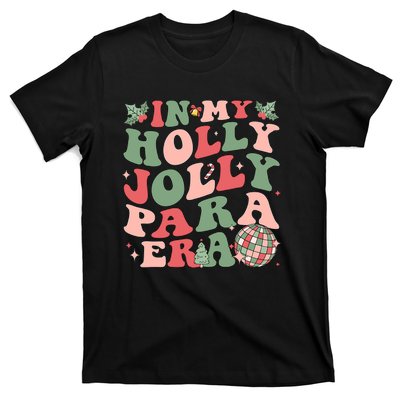 In My Holly Xmas Jolly Para Era Retro Christmas Jolly Para T-Shirt