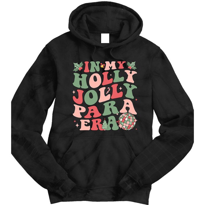 In My Holly Xmas Jolly Para Era Retro Christmas Jolly Para Tie Dye Hoodie