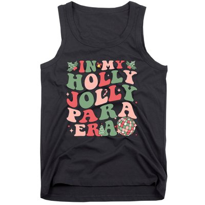 In My Holly Xmas Jolly Para Era Retro Christmas Jolly Para Tank Top