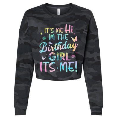 Its Me Hi Im The Birthday Its Me Birthday Party Cropped Pullover Crew