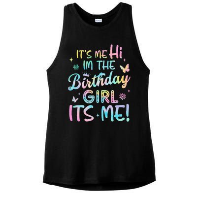 Its Me Hi Im The Birthday Its Me Birthday Party Ladies PosiCharge Tri-Blend Wicking Tank