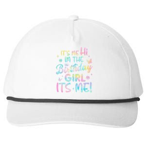 Its Me Hi Im The Birthday Its Me Birthday Party Snapback Five-Panel Rope Hat