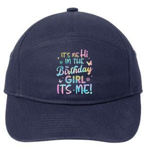 Its Me Hi Im The Birthday Its Me Birthday Party 7-Panel Snapback Hat