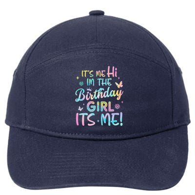 Its Me Hi Im The Birthday Its Me Birthday Party 7-Panel Snapback Hat