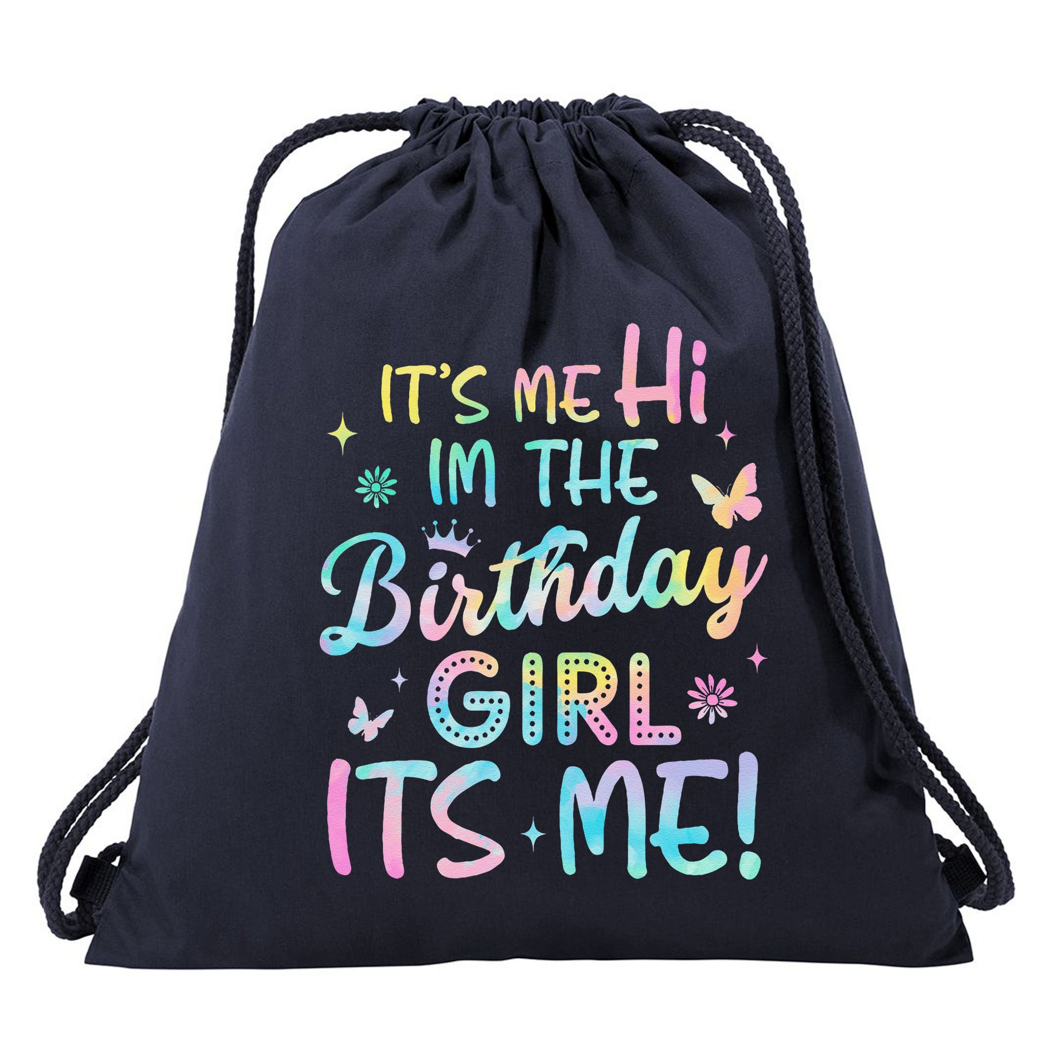 Its Me Hi Im The Birthday Its Me Birthday Party Drawstring Bag