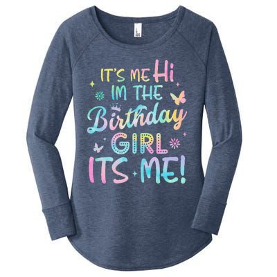 Its Me Hi Im The Birthday Its Me Birthday Party Women's Perfect Tri Tunic Long Sleeve Shirt