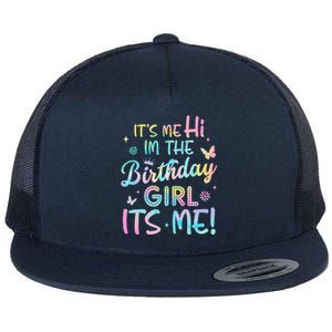 Its Me Hi Im The Birthday Its Me Birthday Party Flat Bill Trucker Hat