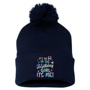 Its Me Hi Im The Birthday Its Me Birthday Party Pom Pom 12in Knit Beanie