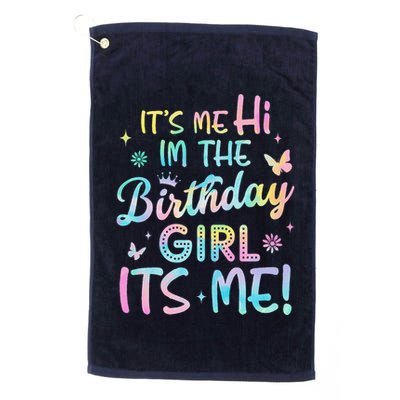 Its Me Hi Im The Birthday Its Me Birthday Party Golf Towel