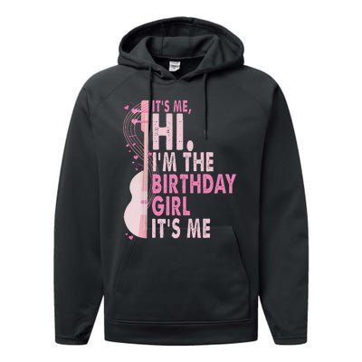 ItS Me Hi IM The Birthday Girl Fun Celebration Performance Fleece Hoodie