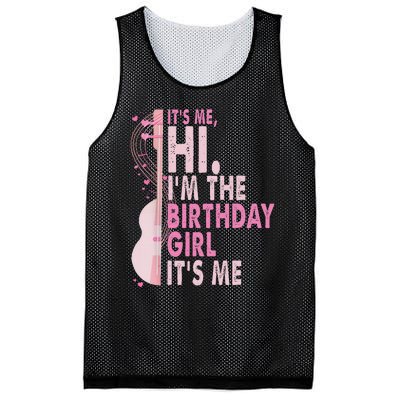 ItS Me Hi IM The Birthday Girl Fun Celebration Mesh Reversible Basketball Jersey Tank