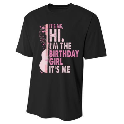 ItS Me Hi IM The Birthday Girl Fun Celebration Performance Sprint T-Shirt