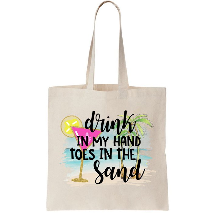 In My Hand Toes In The Sand Summer Vibes Beach Vacay Cool Gift Bag