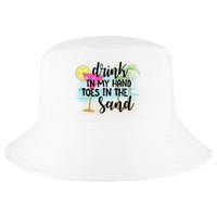 In My Hand Toes In The Sand Summer Vibes Beach Vacay Cool Gift Cool Comfort Performance Bucket Hat