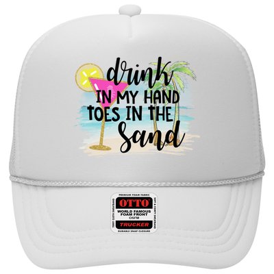 In My Hand Toes In The Sand Summer Vibes Beach Vacay Cool Gift Hat
