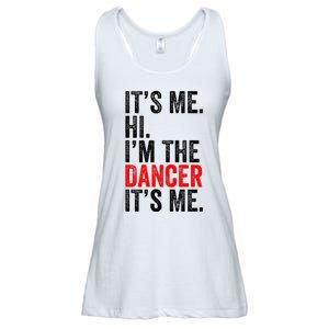 ItS Me Hi IM The Dancer ItS Me Retro Ladies Essential Flowy Tank