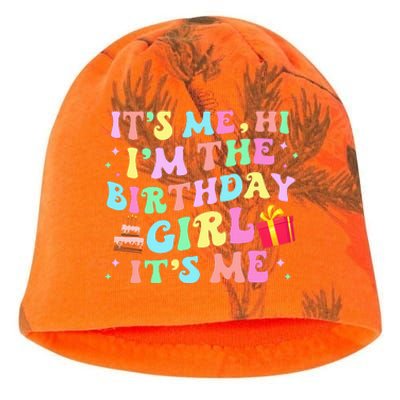 Its Me Hi Im The Birthday Its Me Birthday Party Kati - Camo Knit Beanie