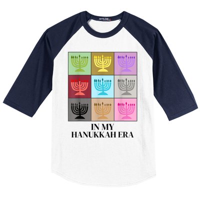 In My Hanukkah Era Ugly Jewish Xmas Funny Christmas Hanukkah Baseball Sleeve Shirt