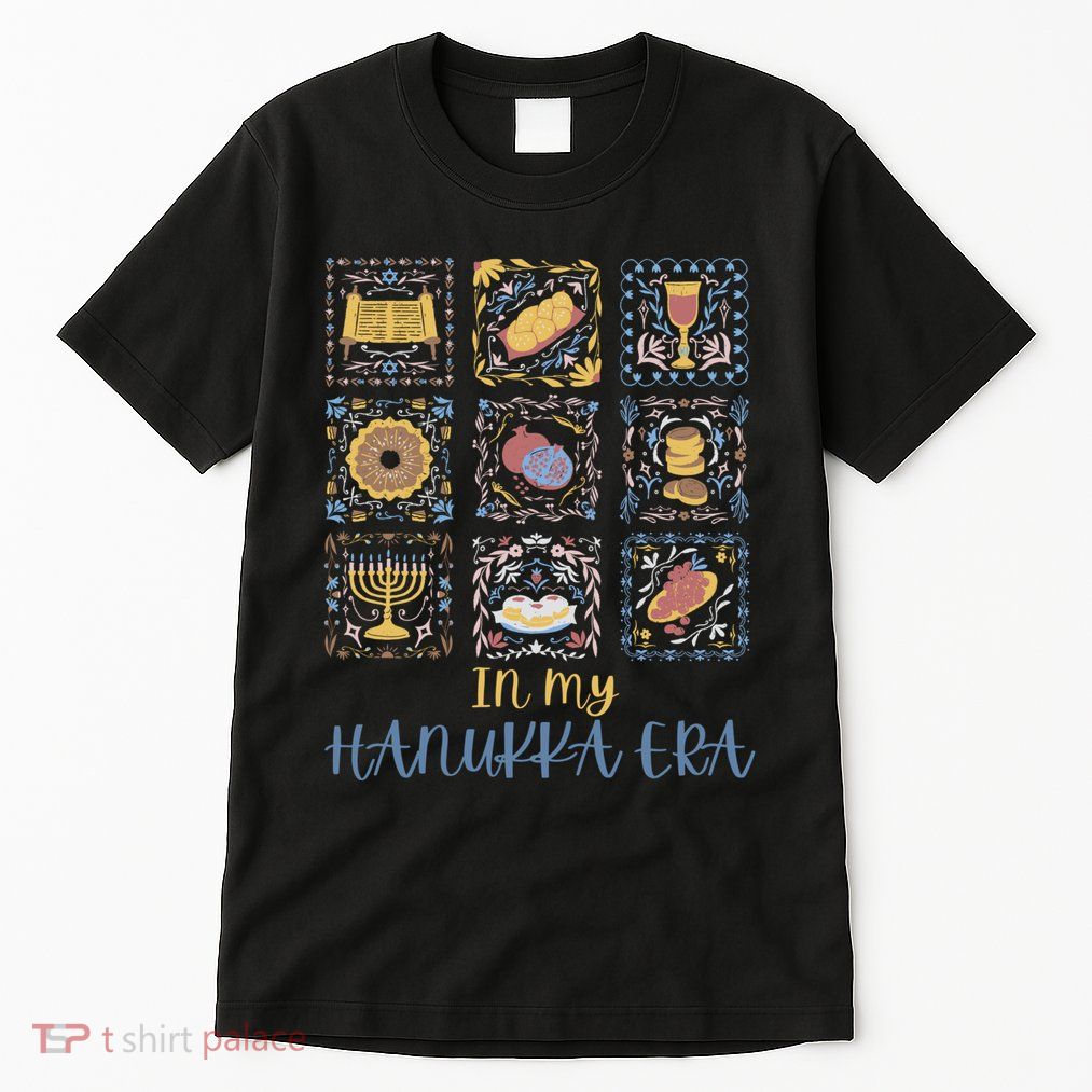 In My Hanukkah Era Ugly Jewish Xmas Funny Christmas Hanukkah Tall T-Shirt