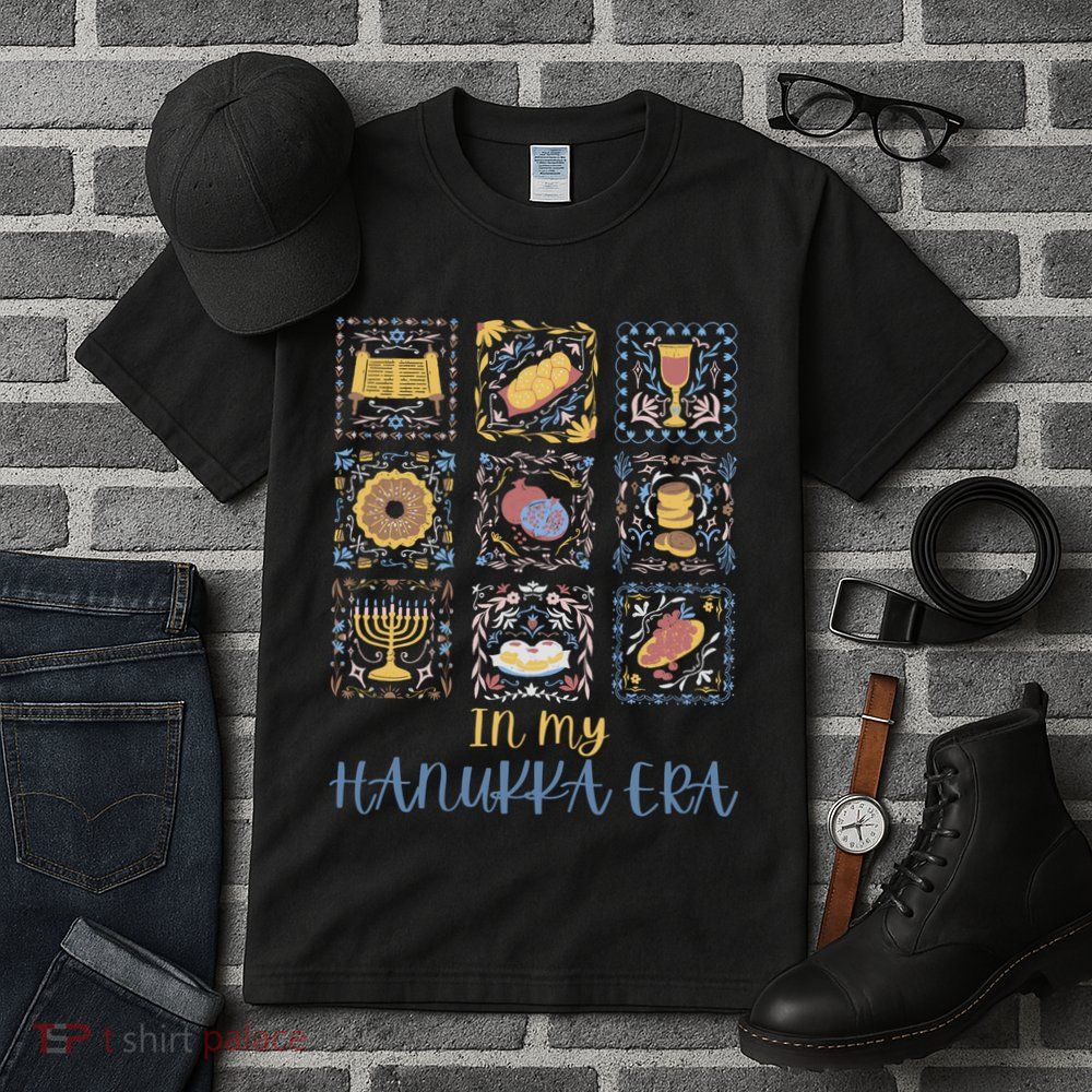 In My Hanukkah Era Ugly Jewish Xmas Funny Christmas Hanukkah Tall T-Shirt