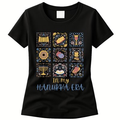 In My Hanukkah Era Ugly Jewish Xmas Funny Christmas Hanukkah Womens T-Shirt
