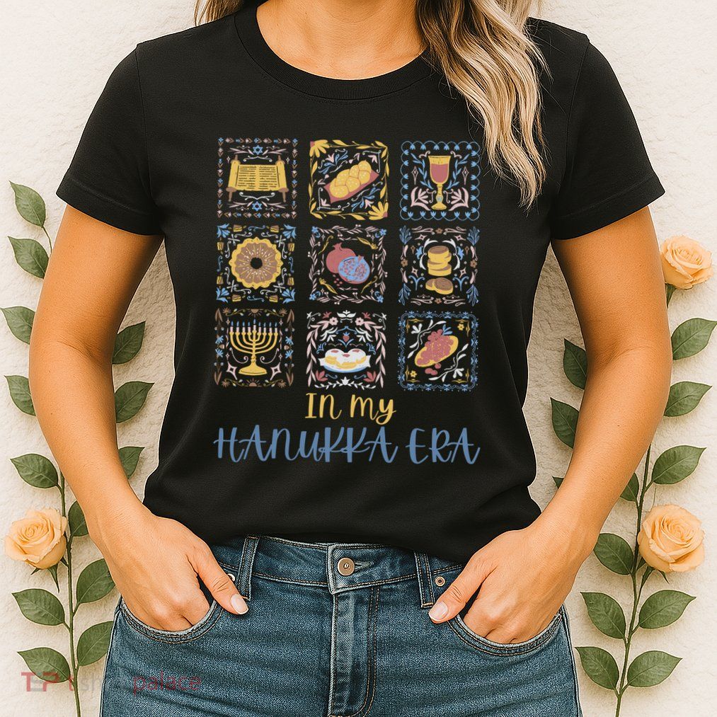 In My Hanukkah Era Ugly Jewish Xmas Funny Christmas Hanukkah Womens T-Shirt