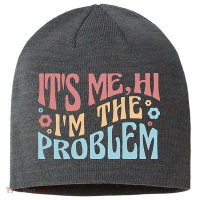 It's Me Hi I'm The Problem Funny Gift Sustainable Beanie