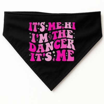 It's Me Hi I'm The Dancer It's Me Dancers Teacher USA-Made Doggie Bandana