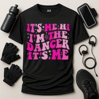 It's Me Hi I'm The Dancer It's Me Dancers Teacher Cooling Performance Crew T-Shirt