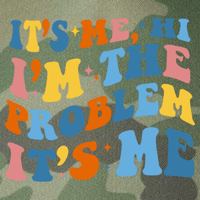 It's Me Hi I'm The Problem It's Me Funny Retro Legacy Tie Dye Trucker Hat