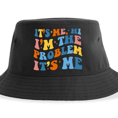 It's Me Hi I'm The Problem It's Me Funny Retro Sustainable Bucket Hat