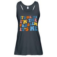 It's Me Hi I'm The Problem It's Me Funny Retro Ladies Essential Flowy Tank