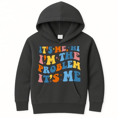It's Me Hi I'm The Problem It's Me Funny Retro Kids Hoodie
