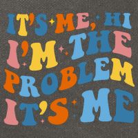 It's Me Hi I'm The Problem It's Me Funny Retro Cotton Canvas Backpack