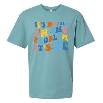 It's Me Hi I'm The Problem It's Me Funny Retro Sueded Cloud Jersey T-Shirt