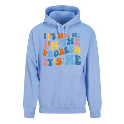 It's Me Hi I'm The Problem It's Me Funny Retro Unisex Surf Hoodie