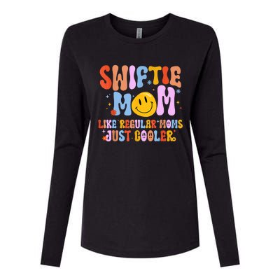 Its Me Hi Im The Cool Mom Its Me Retro Groovy Mothers Day Womens Cotton Relaxed Long Sleeve T-Shirt