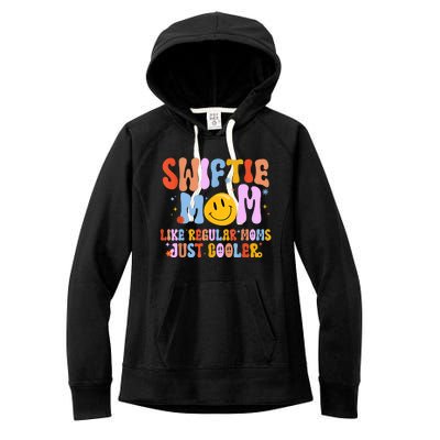 Its Me Hi Im The Cool Mom Its Me Retro Groovy Mothers Day Women's Fleece Hoodie