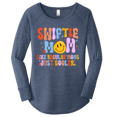 Its Me Hi Im The Cool Mom Its Me Retro Groovy Mothers Day Women's Perfect Tri Tunic Long Sleeve Shirt