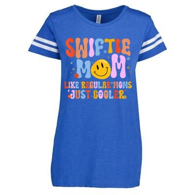 Its Me Hi Im The Cool Mom Its Me Retro Groovy Mothers Day Enza Ladies Jersey Football T-Shirt