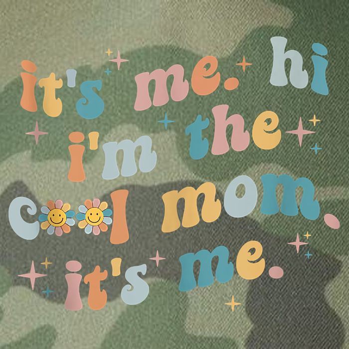 It's Me Hi I'm The Cool Mom It's Me Groovy Retro Legacy Tie Dye Trucker Hat
