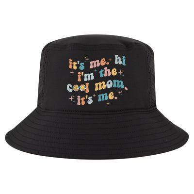It's Me Hi I'm The Cool Mom It's Me Groovy Retro Cool Comfort Performance Bucket Hat