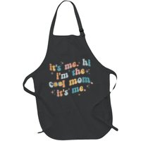 It's Me Hi I'm The Cool Mom It's Me Groovy Retro Apron
