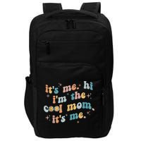 It's Me Hi I'm The Cool Mom It's Me Groovy Retro Impact Tech Backpack