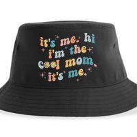 It's Me Hi I'm The Cool Mom It's Me Groovy Retro Sustainable Bucket Hat