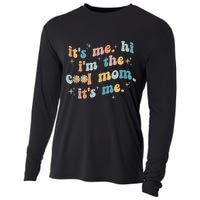 It's Me Hi I'm The Cool Mom It's Me Groovy Retro Cooling Performance Long Sleeve Crew