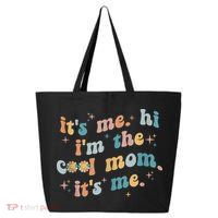 It's Me Hi I'm The Cool Mom It's Me Groovy Retro 25L Jumbo Tote